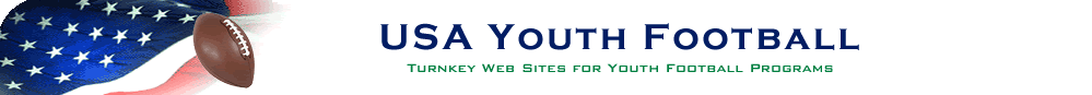 Youth Football Web Site - Turnkey